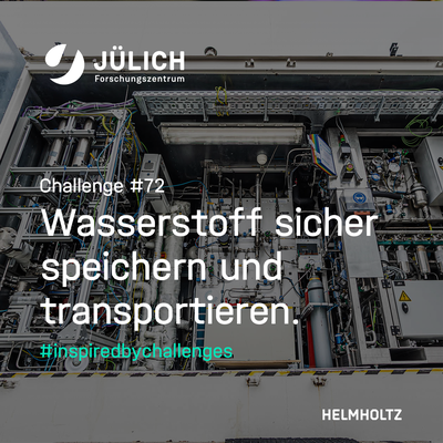 Wasserstoff sicher speichern und transportieren
