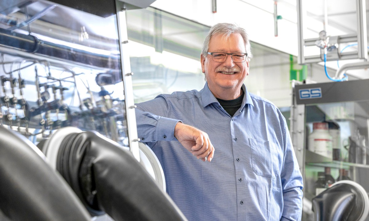Frank Tietz im Labor