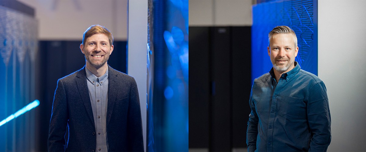 Stefan Kesselheim und Andreas Herten vom Jülich Supercomputing Centre