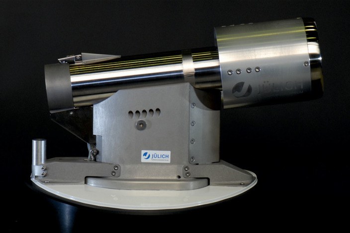 Lufteinlass des Jülicher OH-Radikal-Messinstruments (AirLIF) für den Einsatz auf dem Höhenforschungsflugzeug HALO