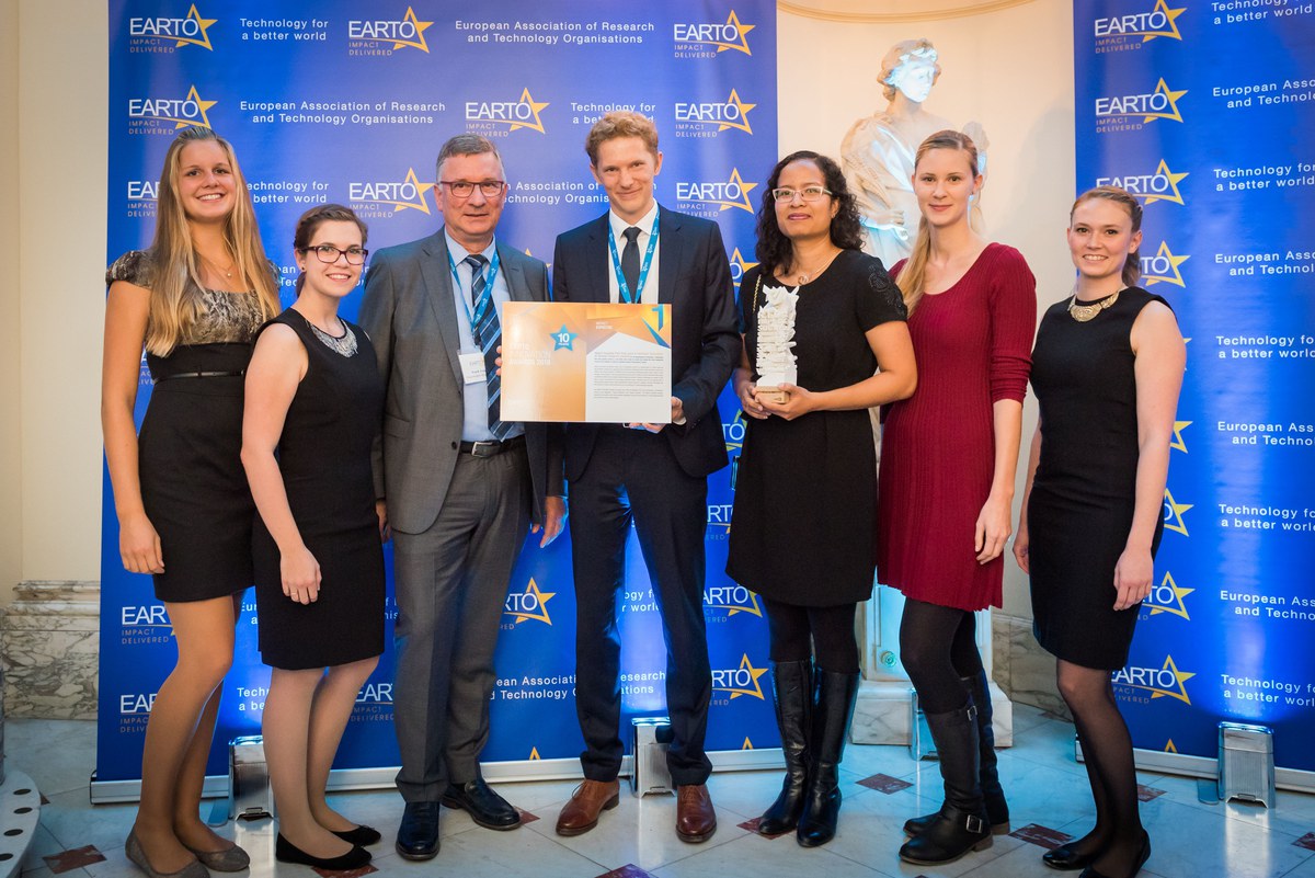 EARTO Innovation Award für „SenseUp“
