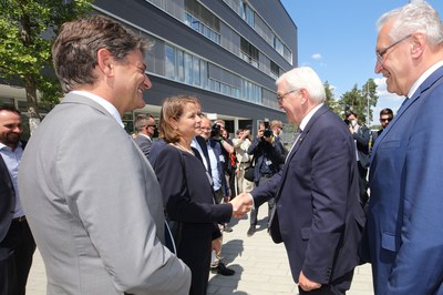 Energie der Zukunft: Bundespräsident Steinmeier besucht das HI ERN in Erlangen