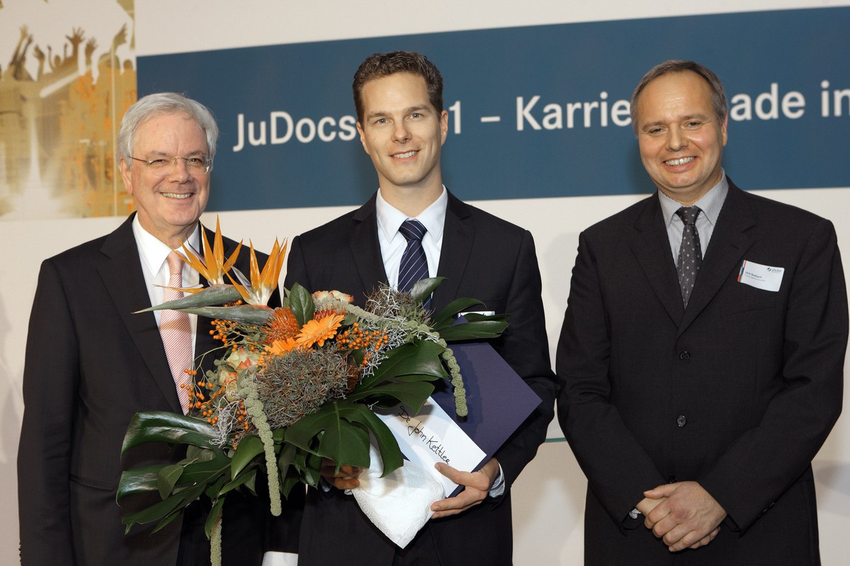 Gruppenbild mit Prof. Bachem, Dr. Kettler, Prof. Bosbach