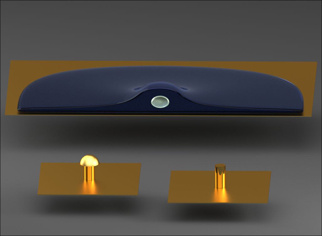 verschiedene Formen von 3D-Nanoelektroden