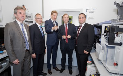 Gruppenbild im Labor