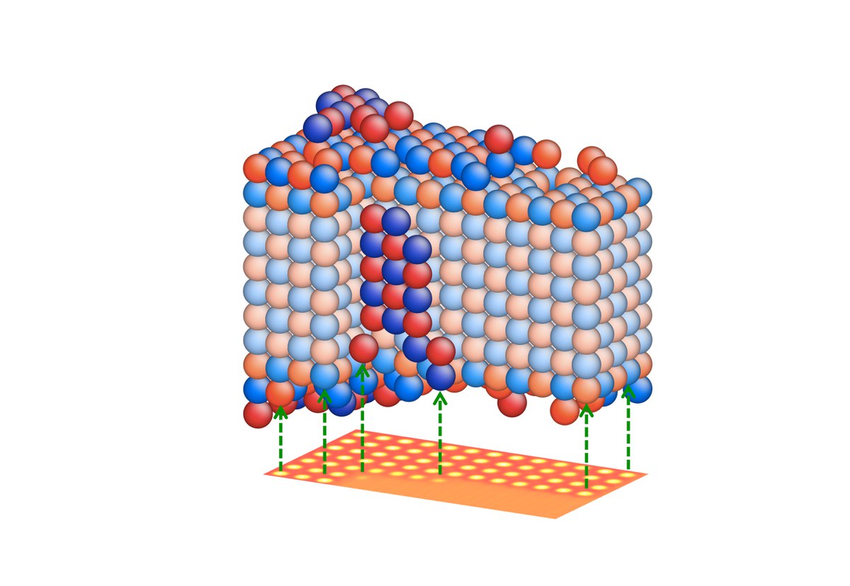 elektronenmikroskopische Abbildung von Nanokristallen