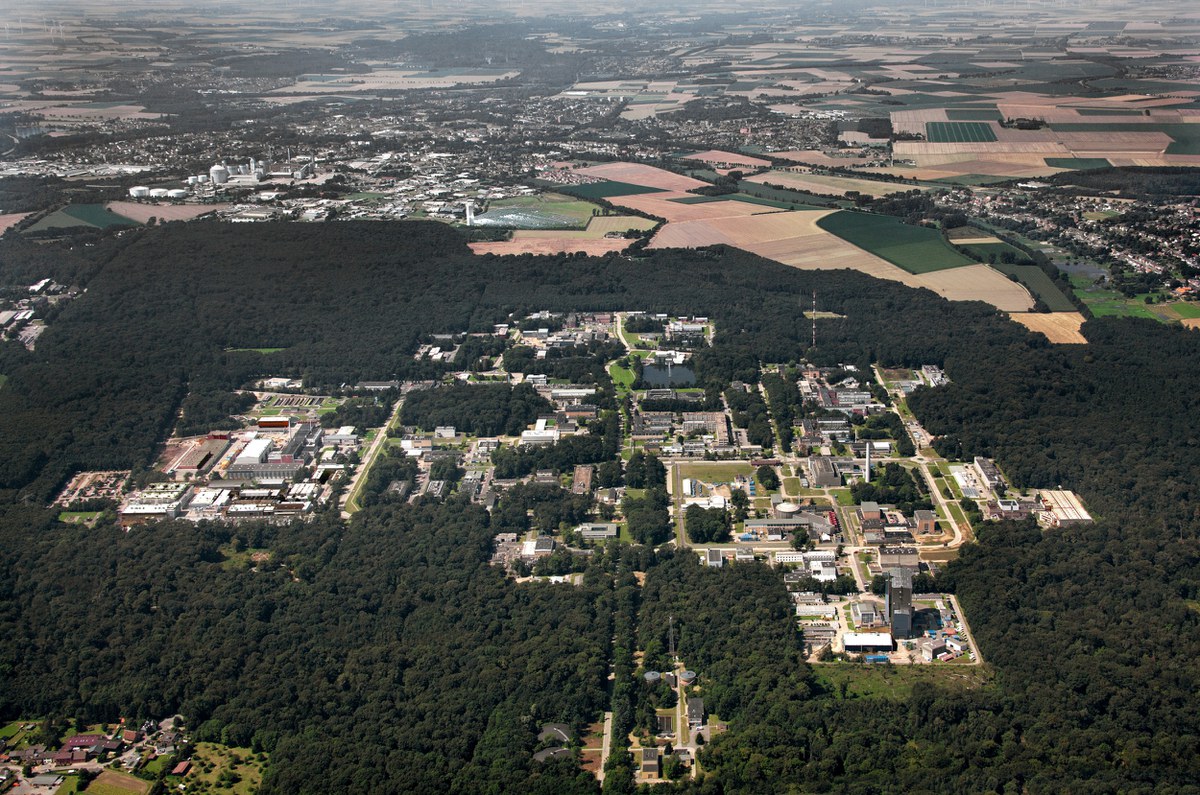 Forschungszentrum aus der Luft