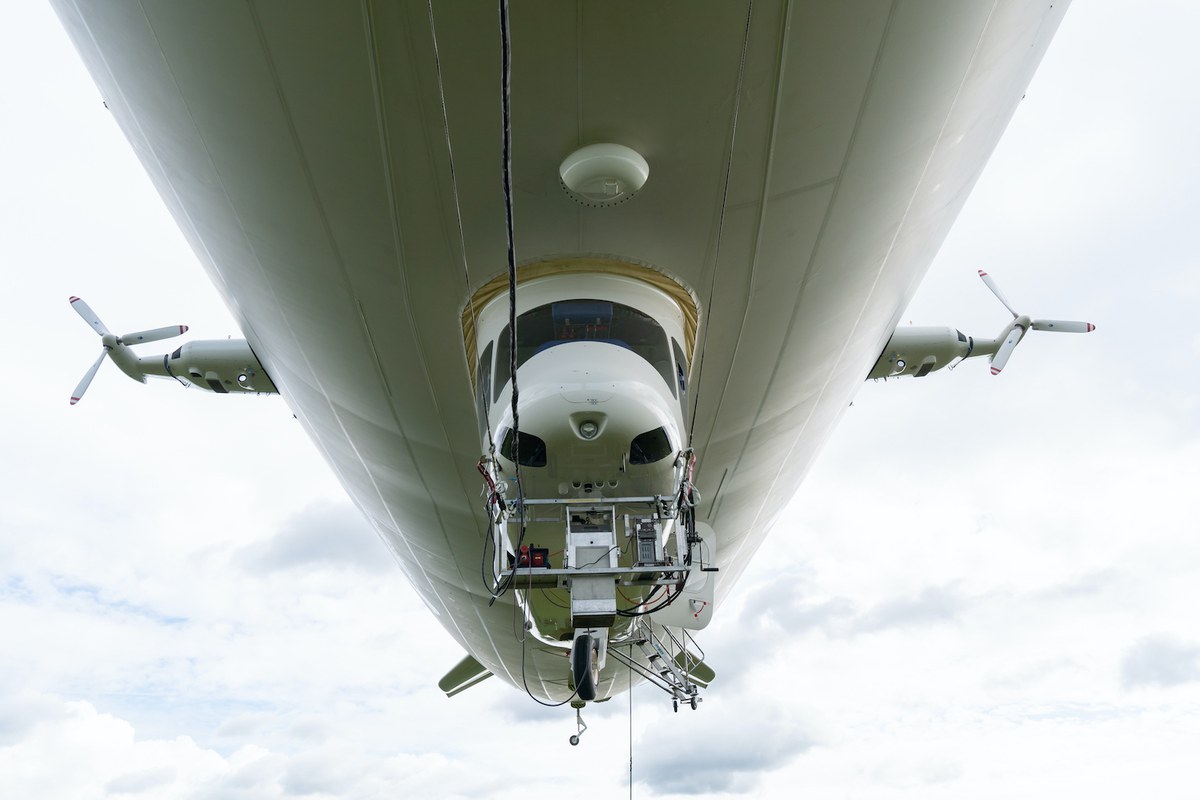 Messkampagne des Forschungszentrums Jülich mit dem Zeppelin NT