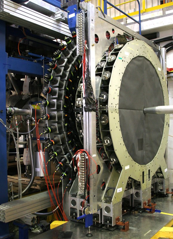 WASA Vorwärtsdetektor (Bild: WASA-at-COSY Kollaboration)