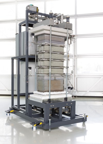 Reversible Brennstoffzelle bei 800 °C Betriebstemperatur