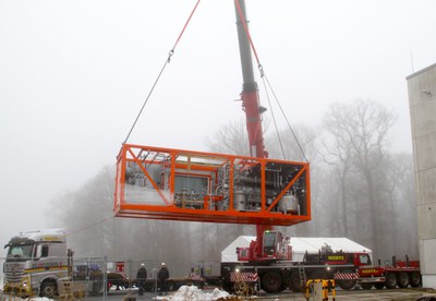 Anlieferung LOHC One Reactor
