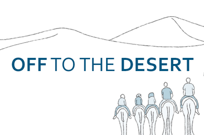 Off to the desert