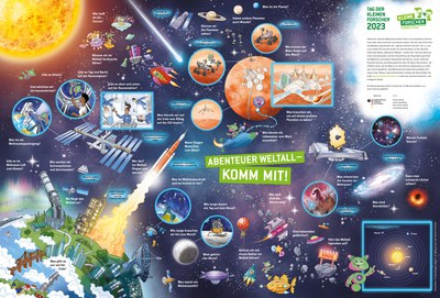 Tag der kleinen Forscher 2023: Satelliten bauen in der Grundschule in Hehn