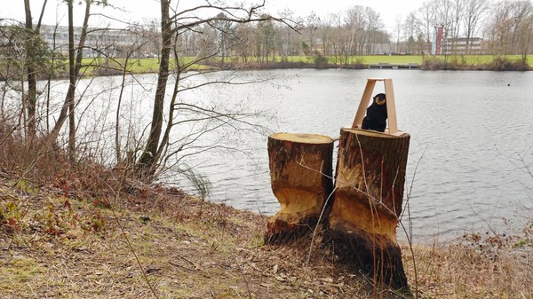Ein Denkmal für Justin Biber.