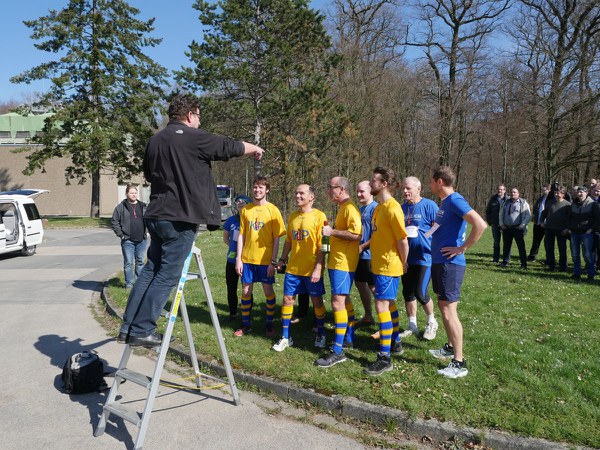 Gemeinsames Posen fürs Siegerfoto.