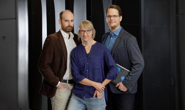 Das Team des FDM-Projektes an der Zentralbibliothek.