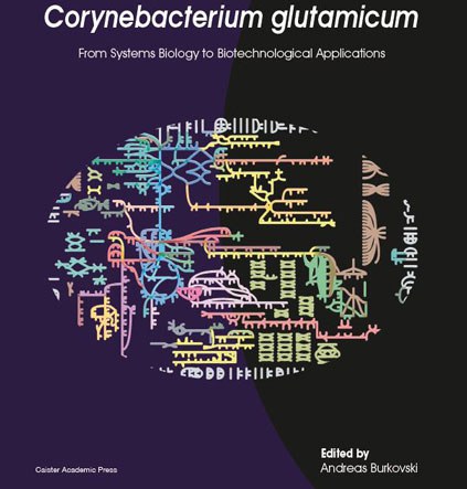 Graphic of new book on Corynebacterium glutamicum