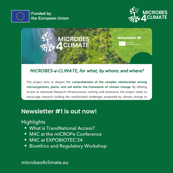 Erster Microbes4Climate Newsletter veröffentlicht