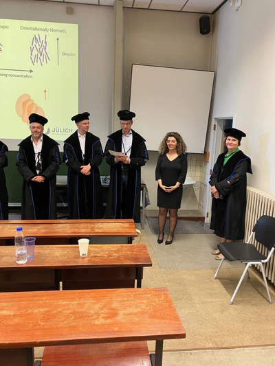 Herzlichen Glückwunsch an unser ehemaliges Gruppenmitglied Dr. Mehrnaz Mirshekariyan Babaki!