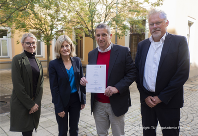 Berufung von Dr. Stefan Vögele an die TU Bergakademie Freiberg