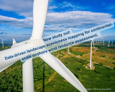 Mehrere Windkraftanlagen stehen in einer offenen Landschaft mit grünen Feldern und Bäumen unter einem blauen Himmel. (Mistral: Pixtral Large 2411, 2026-05-22)