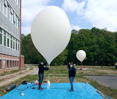 Ballongetragene Atmosphärenbeobachtungen in Coronazeiten