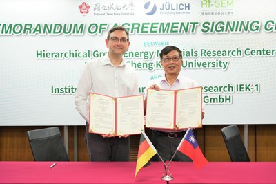 Verstärkung der Zusammenarbeit mit der National Cheng Kung University