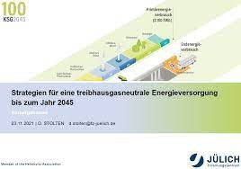 „Neue Ziele auf alten Wegen? Strategien für eine treibhausgasneutrale  Energieversorgung bis zum Jahr 2045“