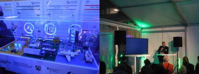 IET-1 mit Talk von Prof. Eichel und Lego-Exponat auf der „Nacht der Wissenschaft“ in Düsseldorf vertreten