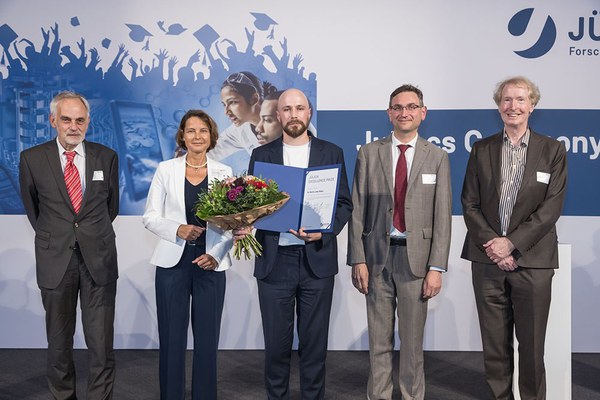 Jülicher Exzellenzpreis für Moritz Weber