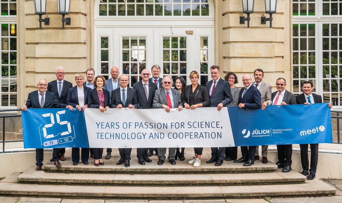 MEET Batterieforschungszentrum und Helmholtz-Institut Münsterfeiern Jubiläum