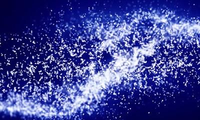 Determining the speed of dispersed particles in a flowing solution