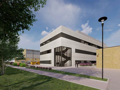 Baustart der neue Experimentierhalle
