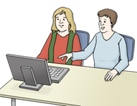 Karriere-Informationen in leichter Sprache