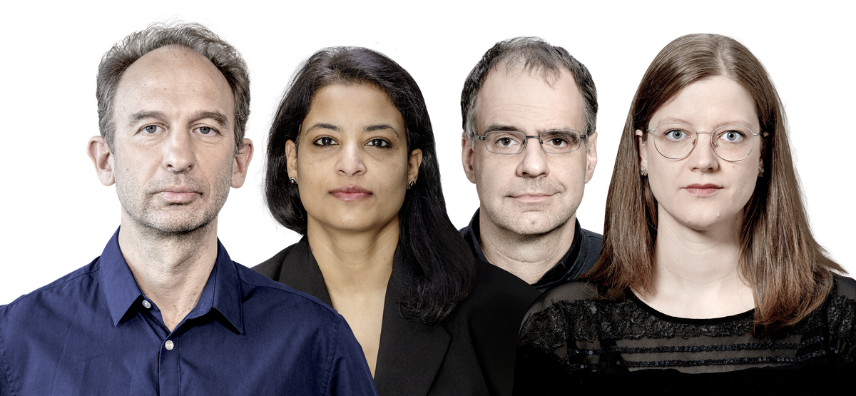 Dr Dirk Bessau, Dr Jenna Poonoosamy, Prof Frank Wilhelm-Mauch and Dr Katja Schöler are shown side by side as portraits.