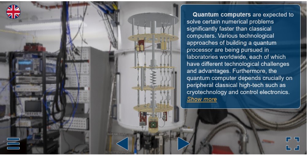 3D-Modell Quantencomputer