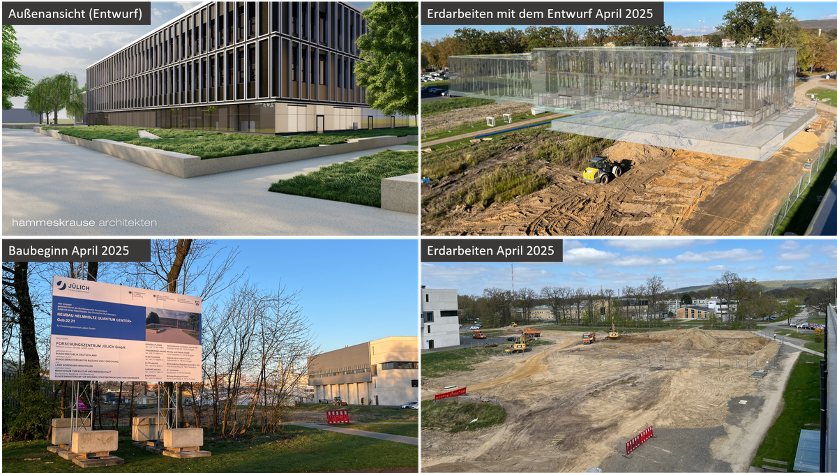 Baubeginn des Helmholtz Quantum Center (HQC)
