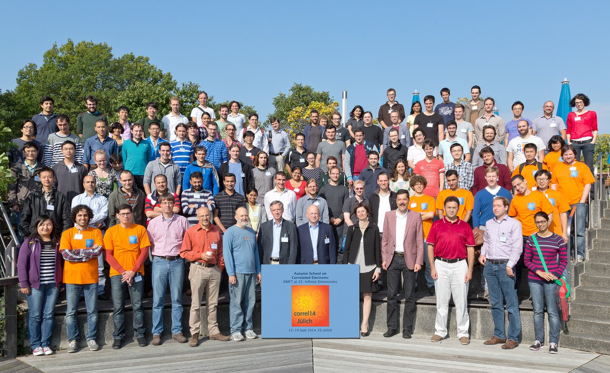 Gruppenbild Autumn School 2014