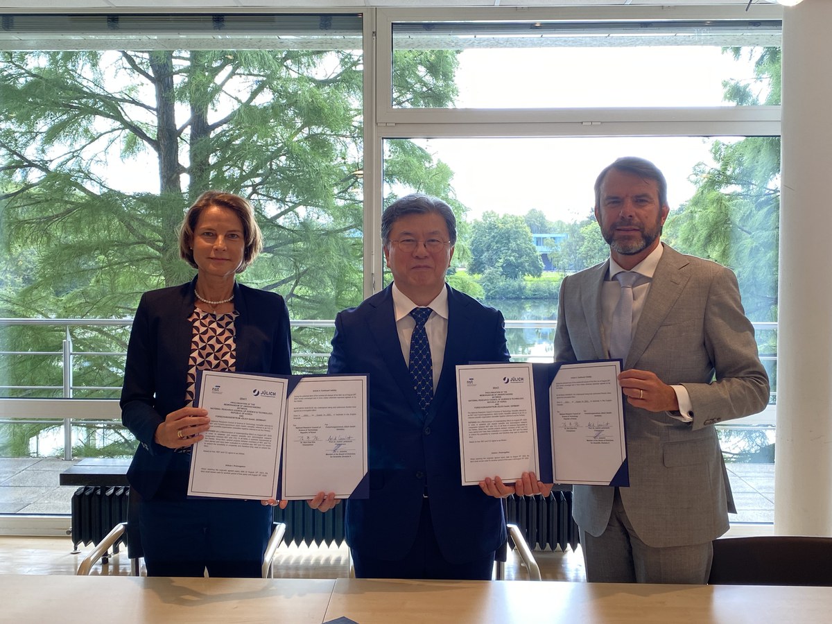 Weichen für die weitere erfolgreiche Zusammenarbeit mit Südkorea gestellt – Verlängerung des MOU mit NST