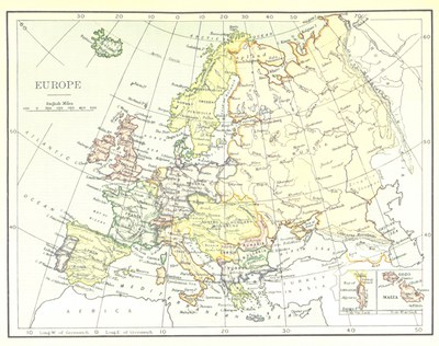 Karte Europa