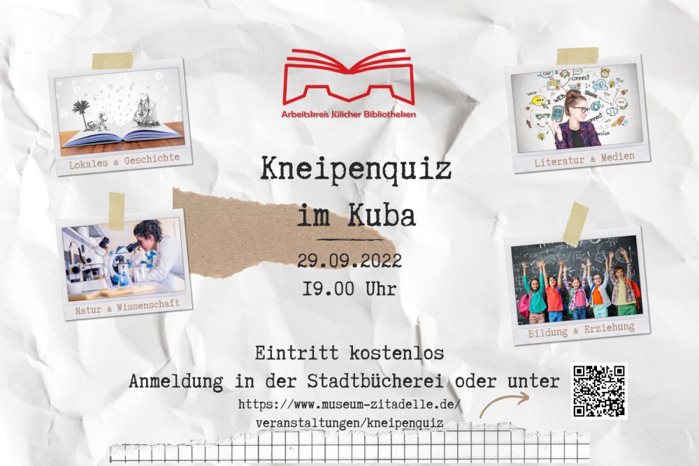 Kneipenquiz im Kuba – Der Arbeitskreis Jülicher Bibliotheken lädt ein