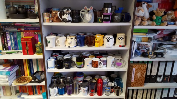 My mug and classes collection -- Picture by Bernd Mohr
