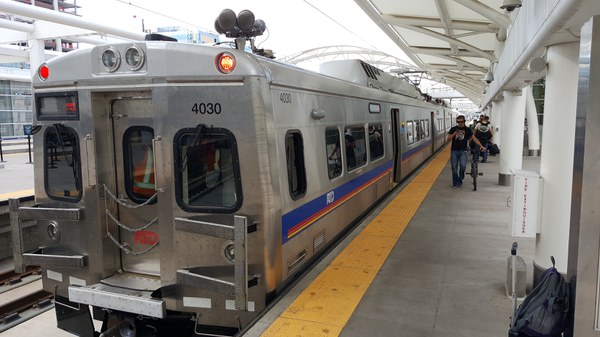 New Denver A line train connection Denver airport to Downtown -- Picture by Bernd Mohr