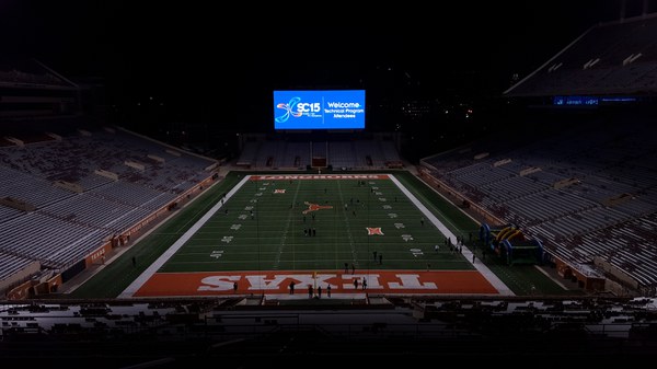 SC15 Technical Program Networking Event in Austin Football Stadium - Photo by Bernd Mohr