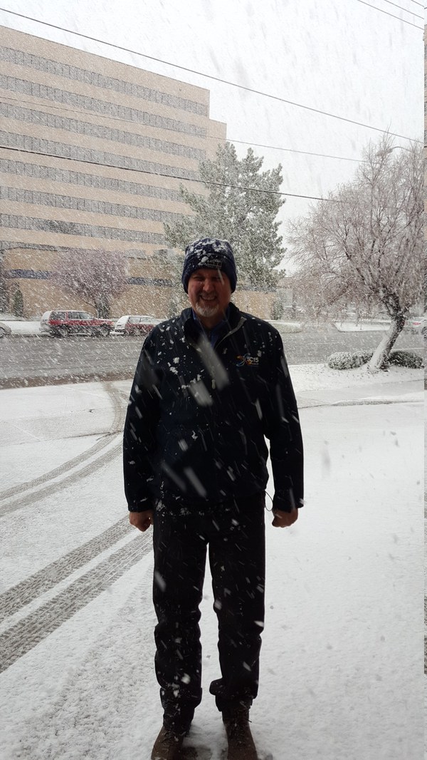 Snow blizzard in Salt Lake City -- Picture by Bernd Mohr