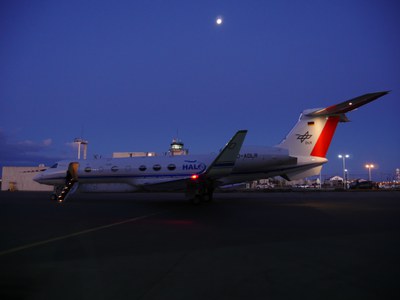 Finally, the long-awaited HALO arrived in Rio Grande.