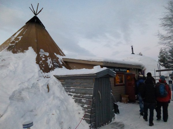 A Sami tent called Lavvu. Picture by Isabell Krisch, FZJ.