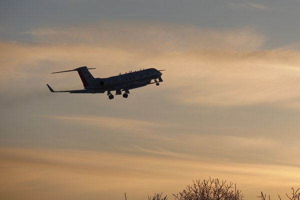 Take-off for a scientific flight. Picture by Peter Preusse, FZJ.