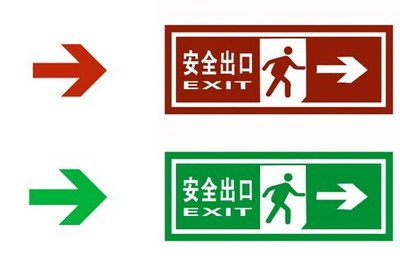 Guidance Effect of Evacuation Signages