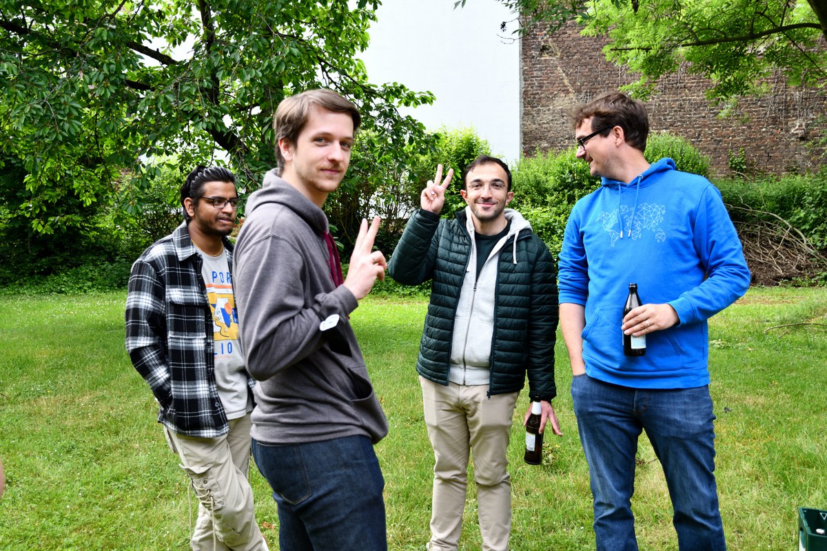 First IAS-9 barbecue with special guest Péter Dusán Ispánovity